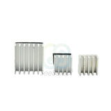 Adhesive Raspberry Pi Heatsink Cooler Pure 3pcs/set Aluminum Heat Sink Set Kit Radiator For Cooling Raspberry Pi 2 B