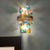 Modern Gold Wall Lamp For Bedroom Bedside Living Room Home Decoration Color Crystal Wall Sconce Led Wall Indoor Lighting