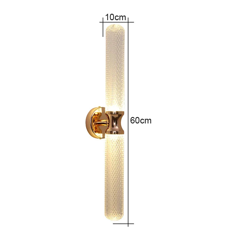 Modern Luxury LED Wall Sconce - Creative Bedside & Living Room Background Light
