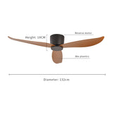 Modern Ceiling Fans Without Light DC 30W Ceiling Fan With Remote Control Home Simple Ceiling Fan No Lights 220V