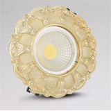 Nordic Modern Spiral Pattern Gold Edge Ceiling Lamp 3W 5W 220V Led Recessed Lights Luxury Home Decoration Kitchen Bedroom Luster