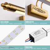 Waterproof Retro LED Bathroom Mirror Lamp - Vintage Metal Vanity Light Sconce