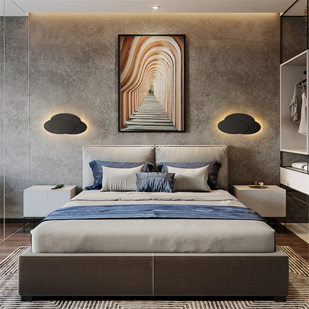 Modern Minimalist Indoor LED Wall Lamp - Simple Accent Sconce Light Fixture for Bedroom Bedside, Living Room Background Wall & Aisle Corridor