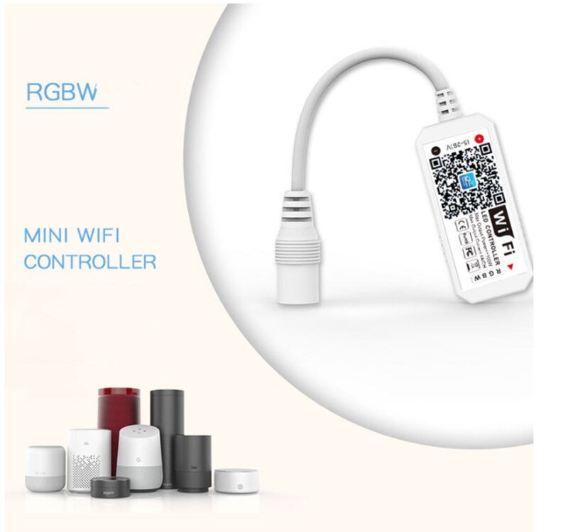 Magic Home Mini RGB RGBW Wifi Controller For Led Strip Panel light Timing Function 16million colors Smartphone Control alexa