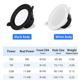 LED Spot Down Lights LED Lamps Super Bright No Flicker White Cold Spot Lights Mini LED Down Lights 220V For Living Room Bedroom