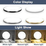 2CM Ultrathin LED Ceiling Lamps in Living Room Bedroom Natural Light Gold Black White Moisture and mosquito proof Ceiling Lights