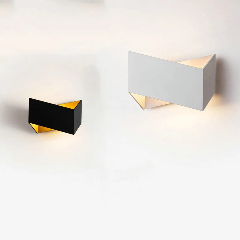Modern Aluminum Indoor LED Wall Lamp - Minimalist Accent Sconce Light Fixture for TV Background Wall, Living Room Sofa, Bedroom Bedside & Balcony
