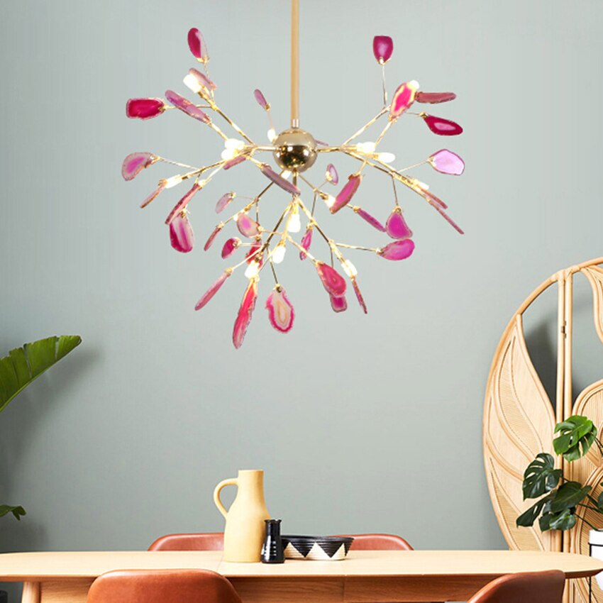 Modern Firefly LED Chandelier Lighting Pendant Lusture Chandeliers for Living Room Bedroom Kitchen Nordic Design Fixture Lights