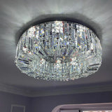 Modern K9 Crystal Ceiling Lamp Fashion Trend Living Room Lamp Children Bedroom Dining Table LED Ceiling Lamp Round