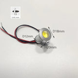 1W 0.5W Mini Led Spotlight 12V Dimmable Color light RGB Downlight Spot Lamp For Ktv Party Ceiling Stair Treadmill Cabinet Lighti