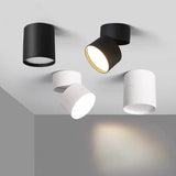 Dimmable Surface Mounted LED COB Downlight 10W/15W/18WRotating LED Spot Light Ceiling Lamp with LED Driver AC110V/220V