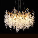 Nordic Crystal Luxury LED Chandelier Lighting Home Decoration LOFT Villa Lustre Living Room Hotel Hall Art Indoor Decor Lighting