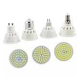  GU10 E27 E14 Lampasas LED Bulb 220V 240V Bombillas LED Lamp 48 60 80 LED Spotlight 2835 SMD Lampasas light