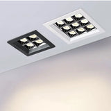 Dimmable embedded LED panel, square ceiling lamp, 15W, 24w, 30w, AC110V, 220V, 1 pc.