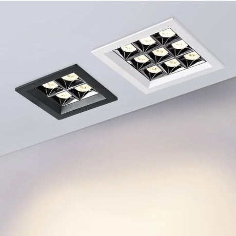 Dimmable embedded LED panel, square ceiling lamp, 15W, 24w, 30w, AC110V, 220V, 1 pc.