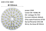 5pcs/lot LED SMD Chip 3W 7W 12W 18W 24W 36W 5730 Brightness Light Board For led bulb led downlight