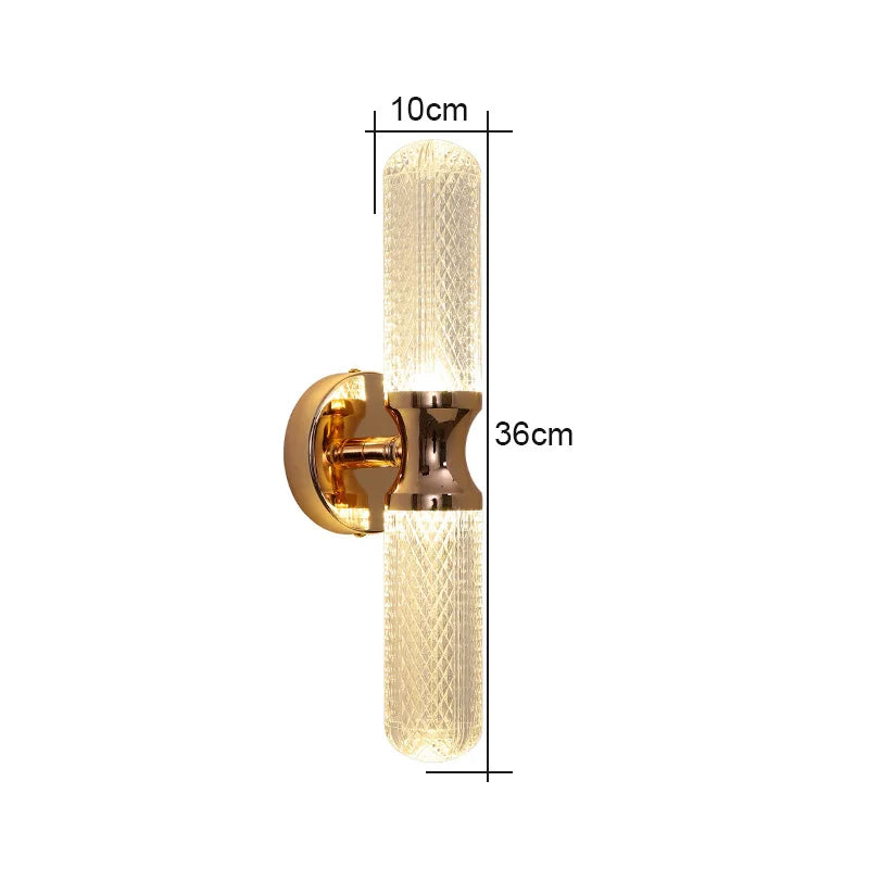 Modern Luxury LED Wall Sconce - Creative Bedside & Living Room Background Light