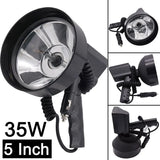 7inch -9 inch Xenon Lamp Handheld Camping Hunting Fishing Spot Light Spotlight Off Road Car Light Bar Led Working Lights 12v 24v