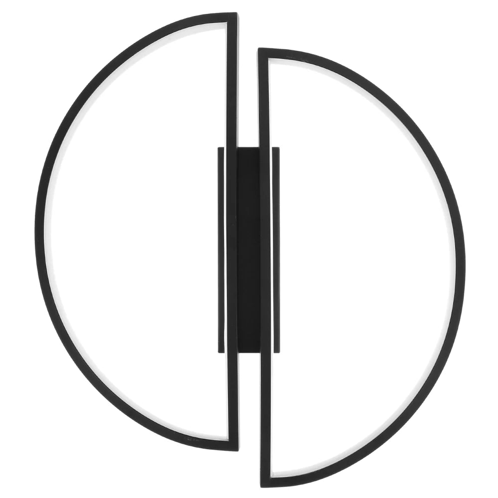 Modern LED Ceiling Lights 42W 52W Semicircle Ceiling Lamp AC85-265V Nordic Chandelier Led Lights for Home Living Room Decoration