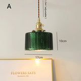 Modern LOFT E27 pure copper lamp holder chandelier simple green glass lamp kitchen living room bedroom bar indoor chandelier