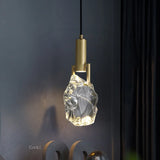 New Crystal Led Pendant lights Nordic luxury brass Dining Room Bar Kitchen suspension Luminaire bedroom bedside Hanging lamp