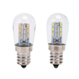 E12 220V LED Light Bulb with Clear Glass Shade - High Brightness Pure/Warm White Lamp for Sewing Machines & Refrigerators