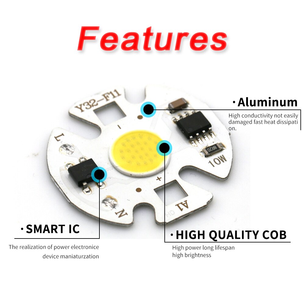 Led Chip Light Set Led Chip Lights Spotlights Lamp 220v Smart 3w 5w 7w 9w 10w 12w Lamp Fo ...