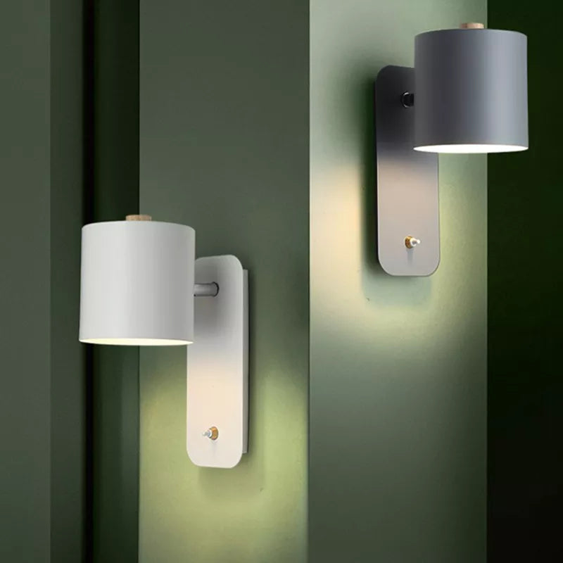 Led Wall Lamps Indoor Lights Staircase Lighting Nordic Modern Bedroom Sconce Home Decors For Living Room With Switch Wall Lamp