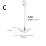 Modern pendant lamp Seagull Design Led Chandeliers creative For Bar/Kitchen Birds Chandelier Ceiling Luminaire Light Fixture