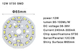 5pcs/lot LED SMD Chip 3W 7W 12W 18W 24W 36W 5730 Brightness Light Board For led bulb led downlight