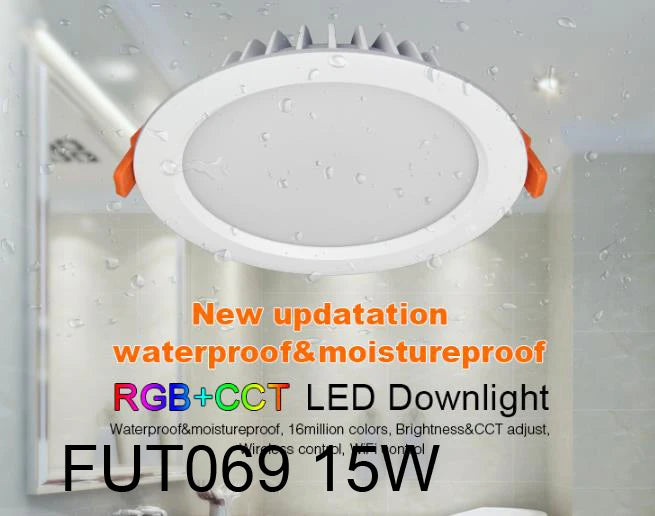 Smart RGB+CCT LED Downlight - Dimmable Color Changing Ceiling Panel (6W-25W)