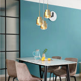 Luxury Metal Work Small Droplight Golden Example Room Restaurant Coffee Bar Single Bedside side Lamp