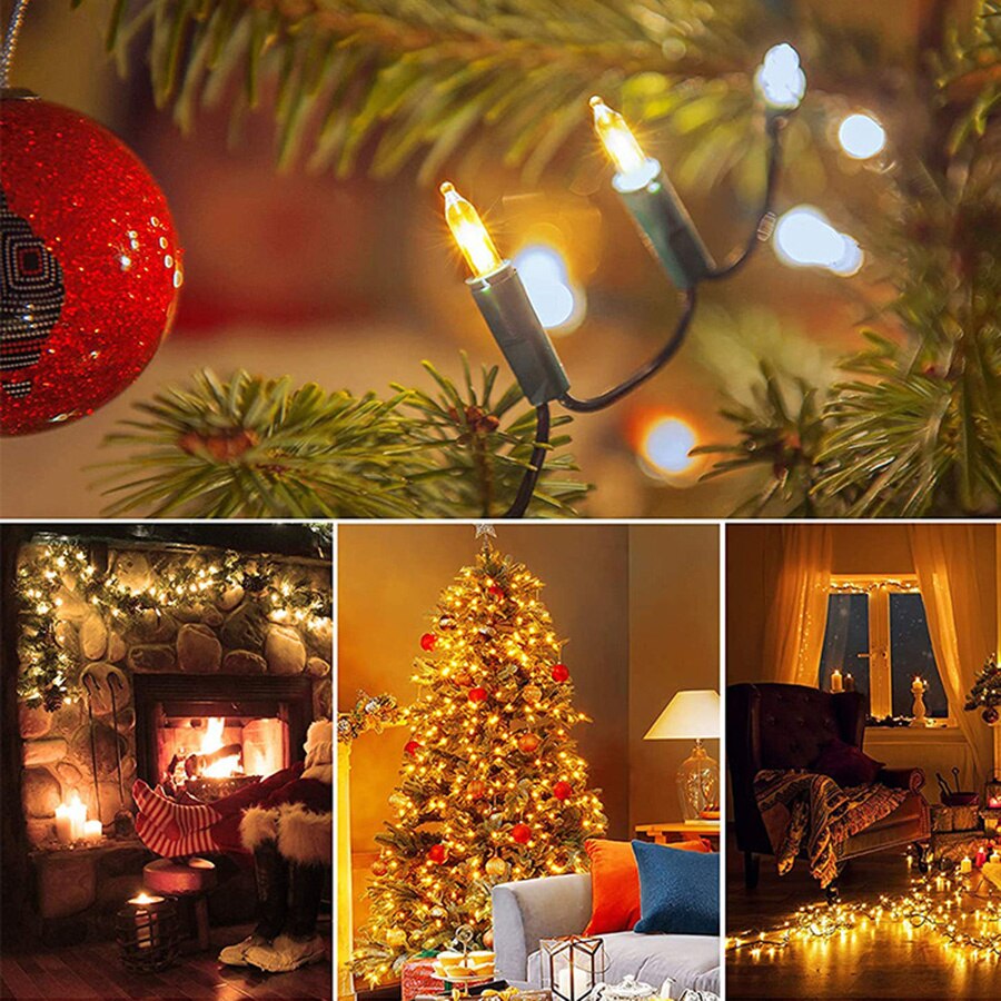 LED Mini Christmas String Light Outdoor Battery Operated Party Fairy Garland 5m 10m Waterproof Garden Tree Holiday Lighting