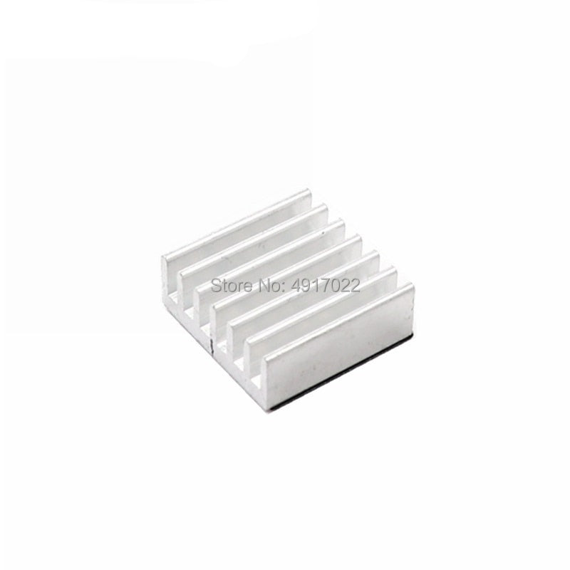 10pcs Silver Computer Cooler Radiator Aluminum Heatsink Heat sink for Electronic Chip Heat dissipation Cooling Pads 14*14*6mm
