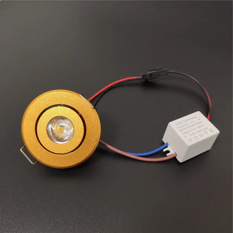 LED mini down light 3W 1W dimmable spot light recessed lights AC85-265V ceiling light Aluminum 52mm