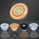 Satin Nickel Mini LED Recessed Spotlight - 5W Dimmable COB Downlight
