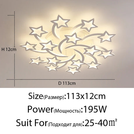 Modern LED Chandelier White/Black Dimmable Indoor Lighting For Bedroom Hall Living Children's Room Acrylic Fixture Lamps|44323371516161