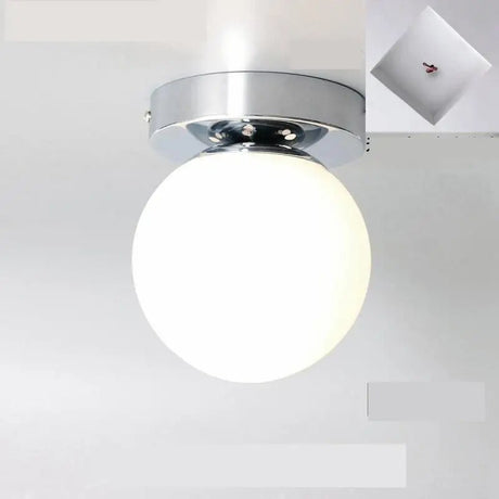 Modern Corridor Ceiling Light Nordic Personality Creative Round Glass Ball Ceiling Lamp For Home Kids Room Decorations Lighting