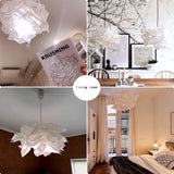 42x42/60x40/85x54cm Art DIY Cloud Lamp Shade Flower Light Ceiling Lampshade Decor Chandelier Pendant Living Room Bedroom Bar Use