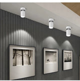 Surface Mounted COB LED Downlight - Adjustable 180° Rotating Ceiling Spot Lamp (7W-20W)