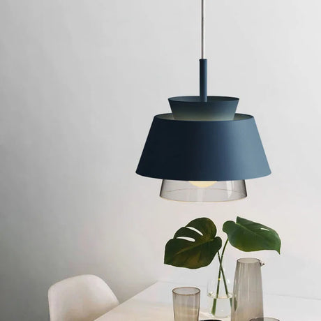 Nordic Colorful Iron Glass Led Pendant Light Modern Dining Room Kitchen Hanging Lamp Lighting Fixtures Loft Industrial Art Decors