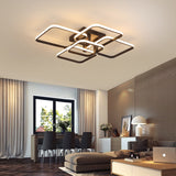 Rectangle Acrylic Aluminum Modern Led Ceiling Lights For Living Room Bedroom White/Black Led Ceiling Lamp Fixtures