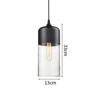 Nordic Modern LED Pendant Lights Fixtures Bedroom Dinning Living Room Light Wood Color Glass Hanging Lamp Luminaria