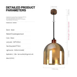 Nordic Modern loft hanging Glass Pendant Lamp Fixtures E14 LED Pendant lights for Kitchen Restaurant Bar living room bedroom