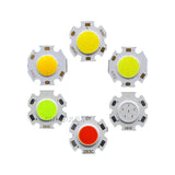 10-Pack 20mm Round COB LED Light Chips (DC 3W / 5W / 7W) - High-Power Light Source Modules