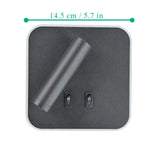 LED Wall Lamps Reading 3W  Strip light Back light 8W bedroom Study living room Sconce Adjustable With Switch Bedside Wall light