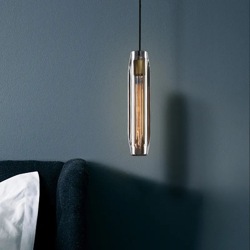 Luxury Pure Copper Crystal Pendant lamp Indoor living room dining room bar counter bedroom bedside hanging lamp