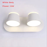 Nordic Rotatable LED Wall Sconce Lamp - Modern Minimalist Wall Light for Bedroom Bedside Reading, Bathroom, Aisle & Hotel Decor