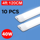 4ft (120cm) T5/T8 LED Tube Light (40W/60W, 220V) - Cold White & Warm White Ceiling Lamp Bar for Home, Office & Workshop