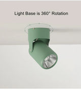 Surface Mounted COB LED Downlight - Adjustable 180° Rotating Ceiling Spot Lamp (7W-20W)